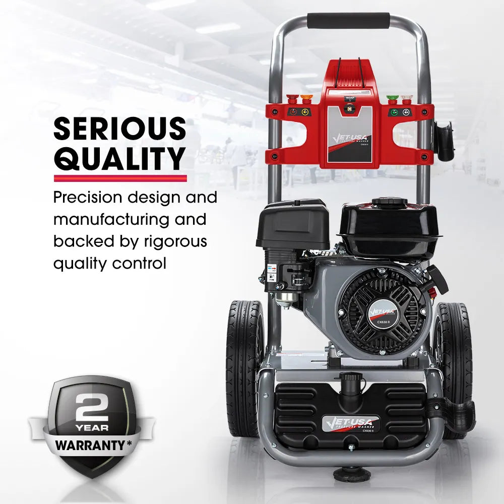 4800PSI Petrol Powered High Pressure Washer, - CX630