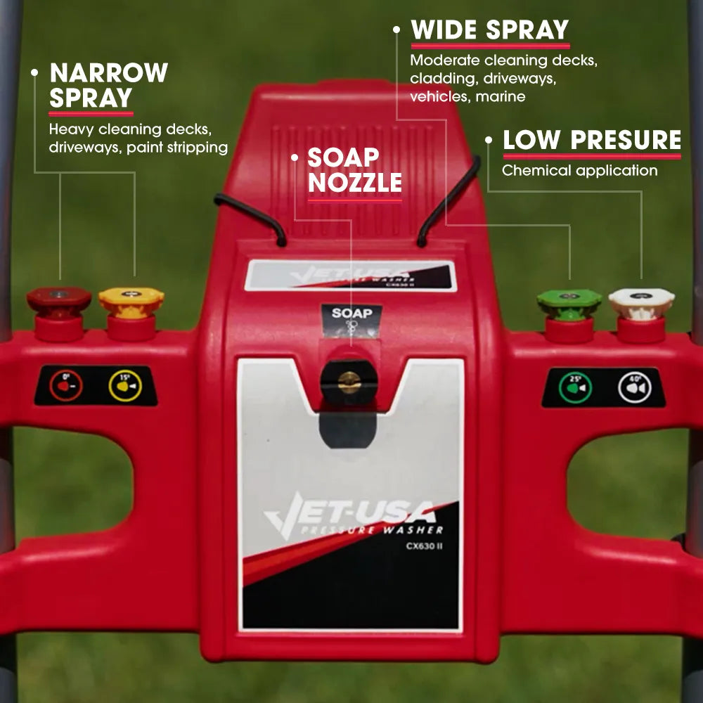 4800PSI Petrol Powered High Pressure Washer, - CX630