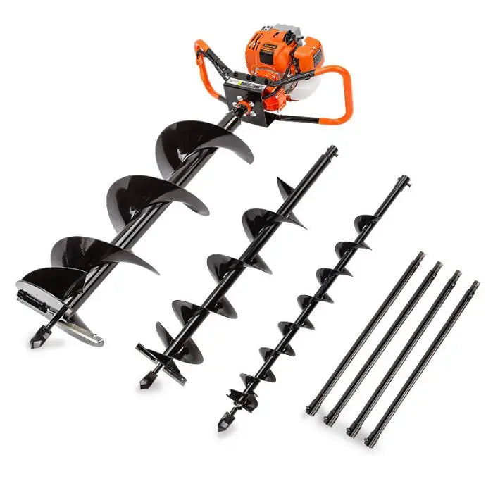 Post Hole Digger 88CC Posthole Earth Auger Fence Borer Petrol Drill Bit