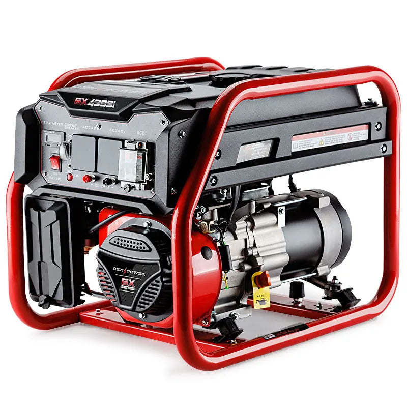 4.2kW Peak 3kW Rated Generator Single-Phase Petrol - Site Portable