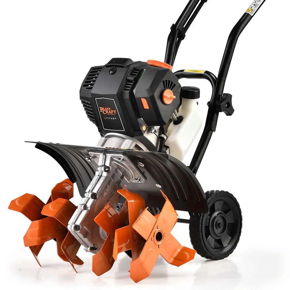 15" 4-Stroke Petrol Handheld Cultivator Tiller