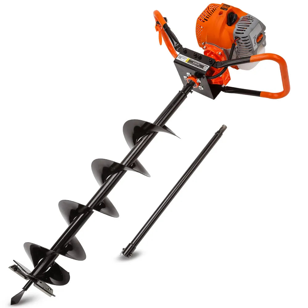 Post Hole Digger 62CC Posthole Earth Auger Fence Borer Petrol Drill Bit