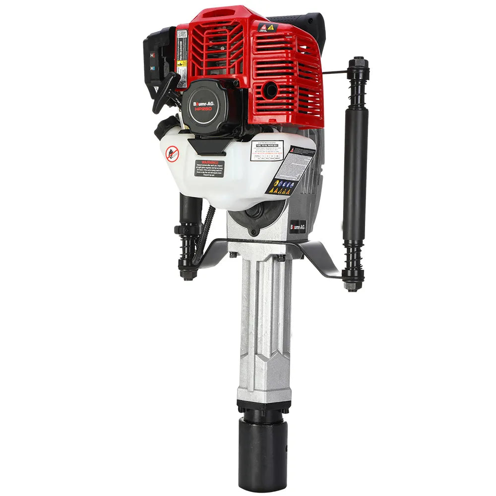 52cc 2-Stroke Petrol Post Driver with 2 Drive Sockets